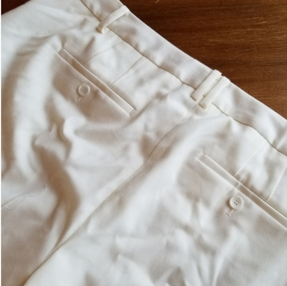 Talbots Windsor Italian Flannel fully-lined ivory pants - 16WP - Picture 8 of 10